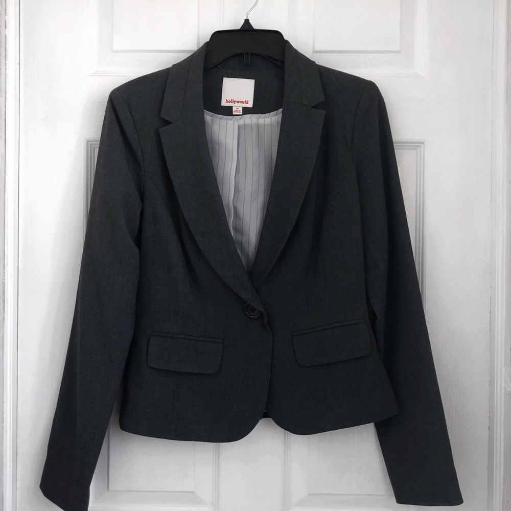 Charcoal Gray Blazer